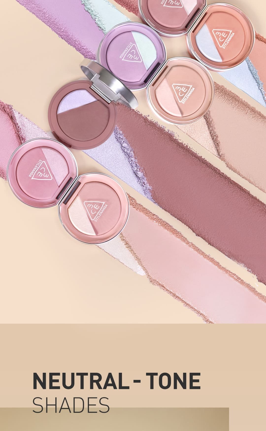 neutral undertone shades of 3CE blushlighter