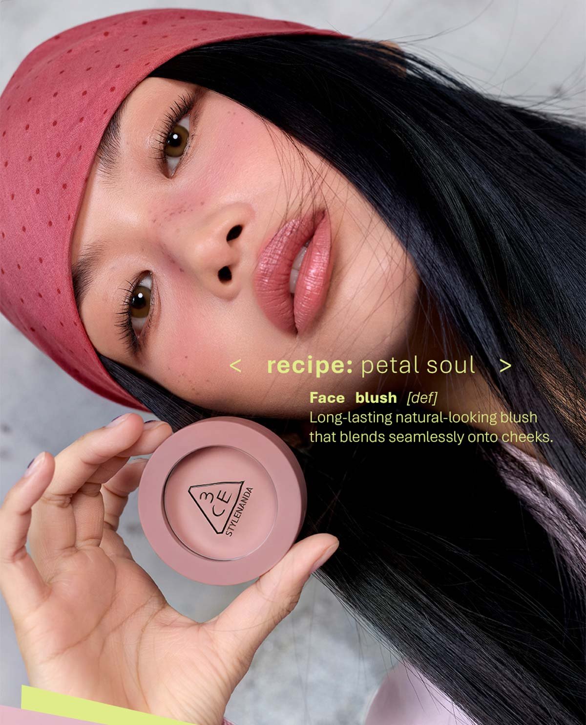 Key model visual of 3CE Face Blush 02