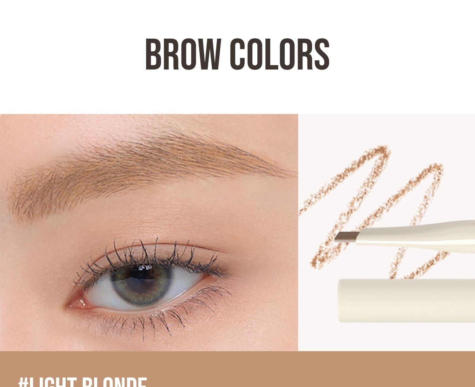 swatch images of per shade : Light Bronde