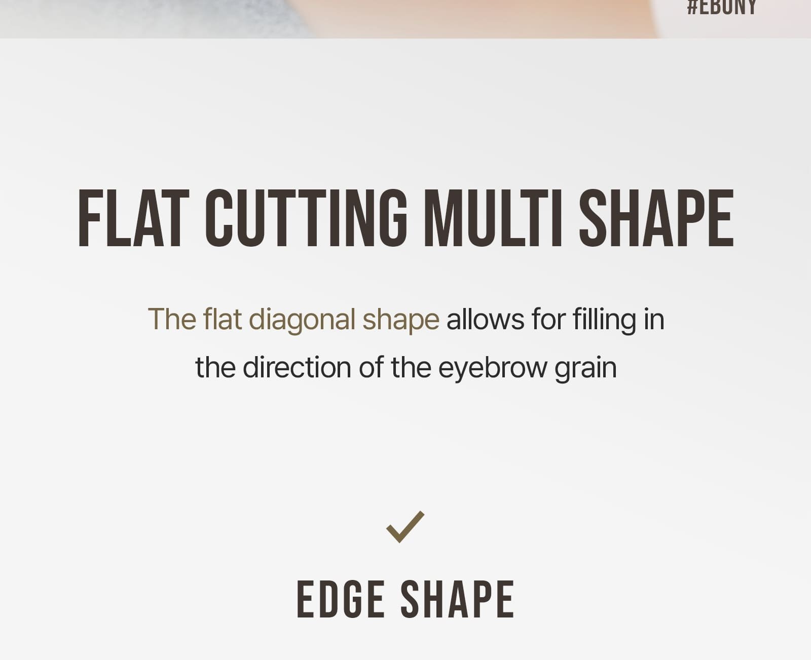 unique selling point - flat cutting multi shape