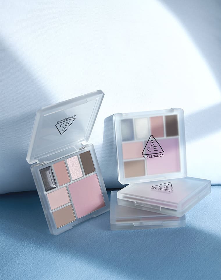 3CE All-Rounder Face Palette Pale Veil Display