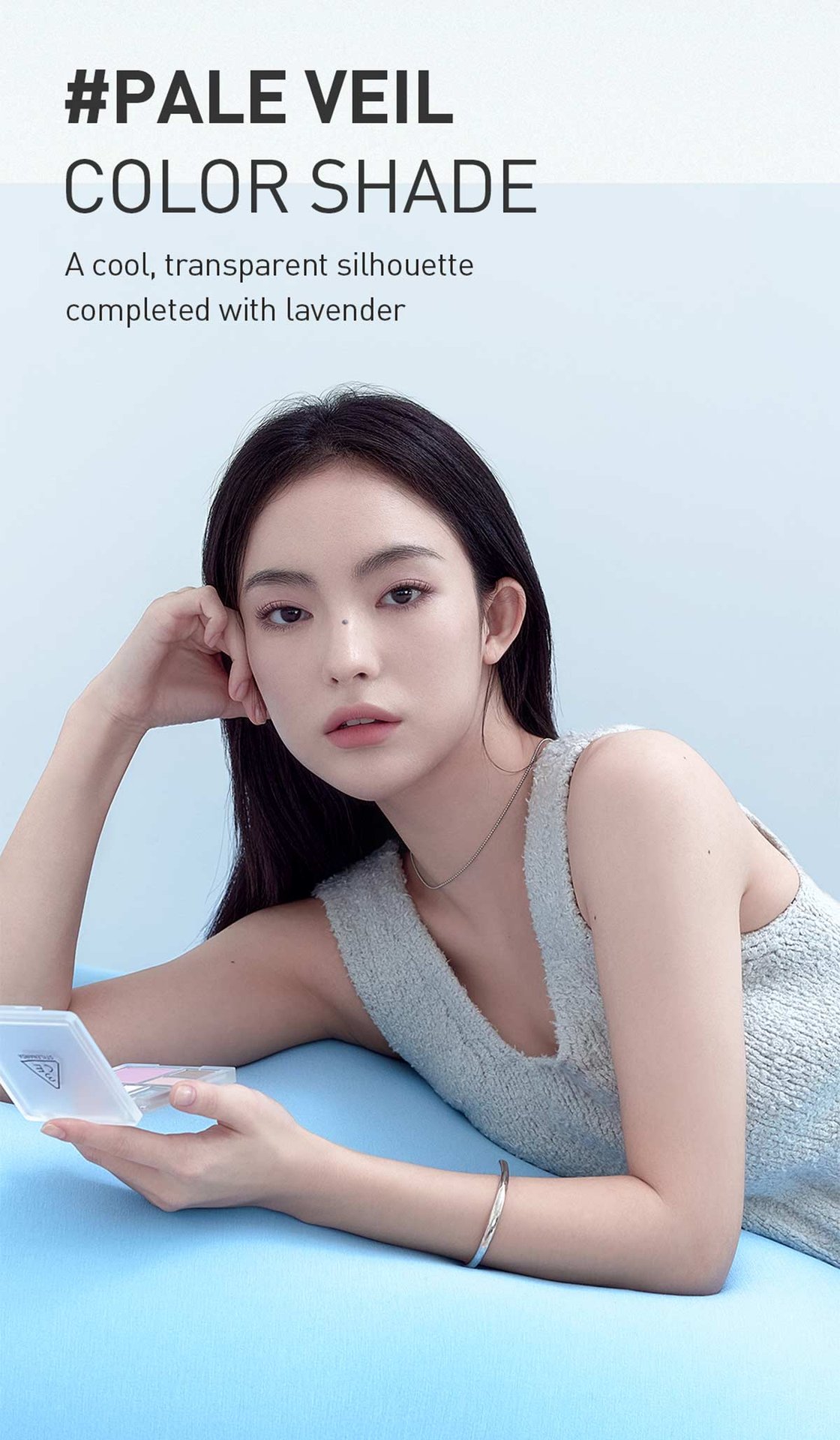 pale veil color shades of 3CE All Rounder Face Palette