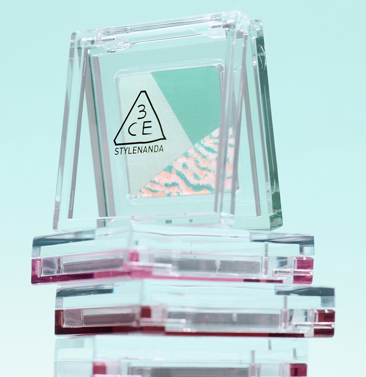 Key product visual of 3CE color grid eyeshadow