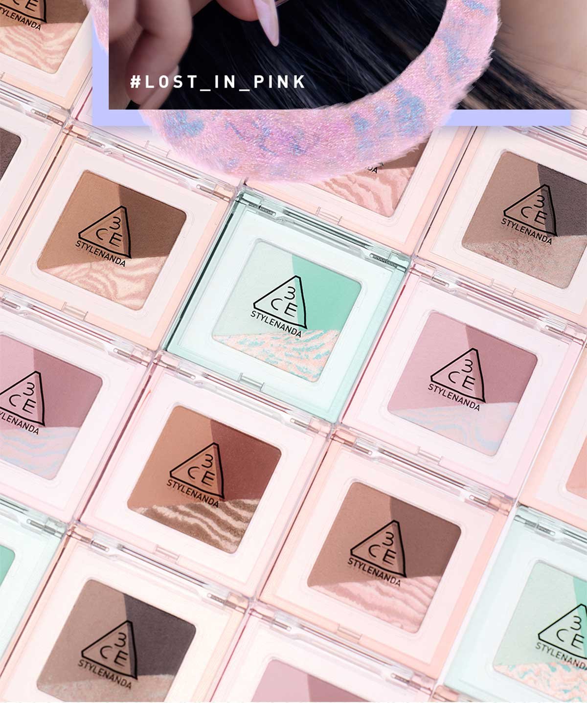 COLOR GRID EYESHADOW | 3CE Cosmetics | Stylenanda | Products