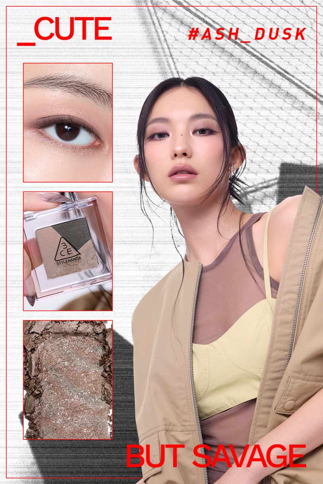 swatch guide for color grid eyeshadow shades : medium skin