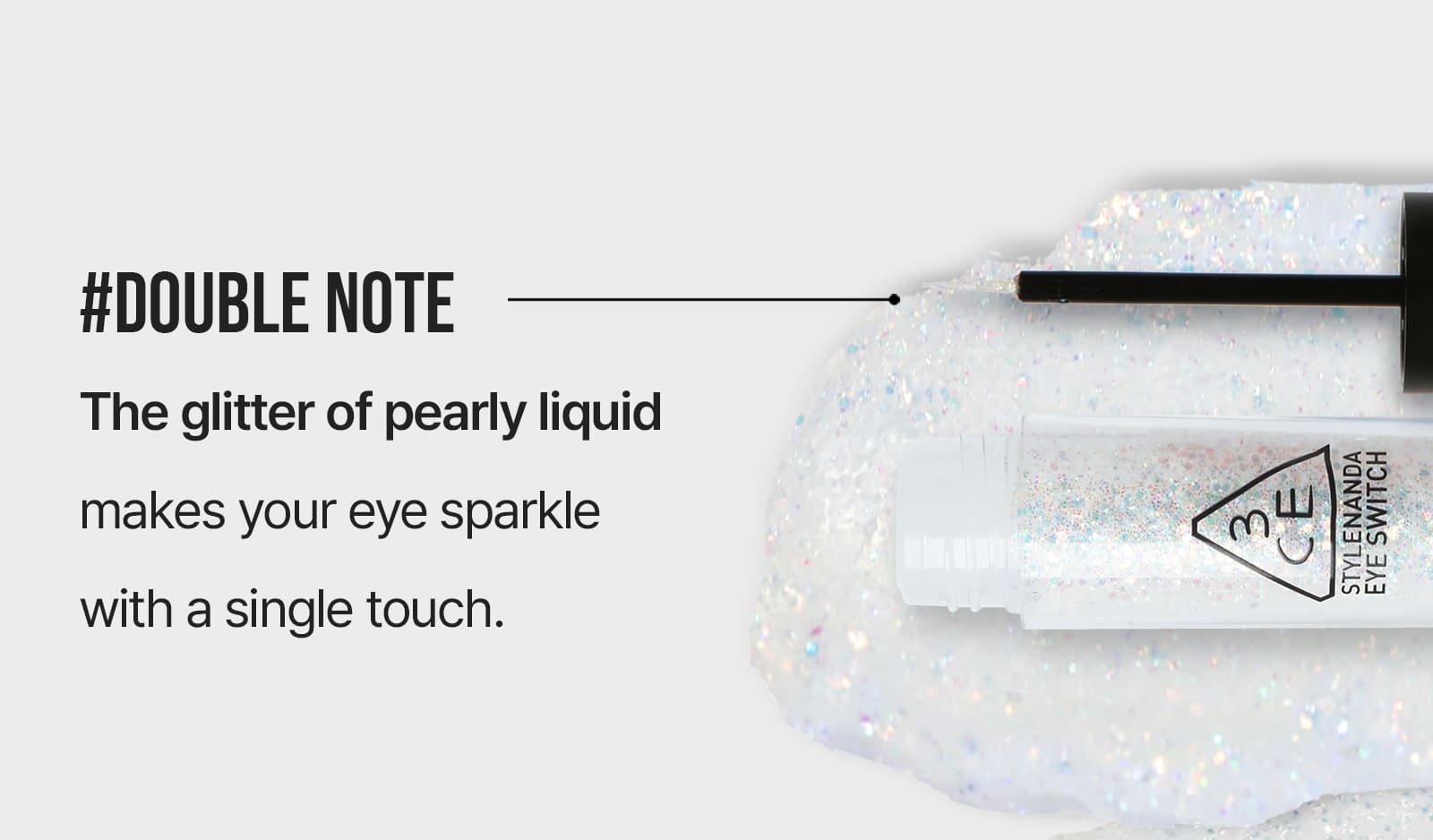 double note shades of 3CE eye switch