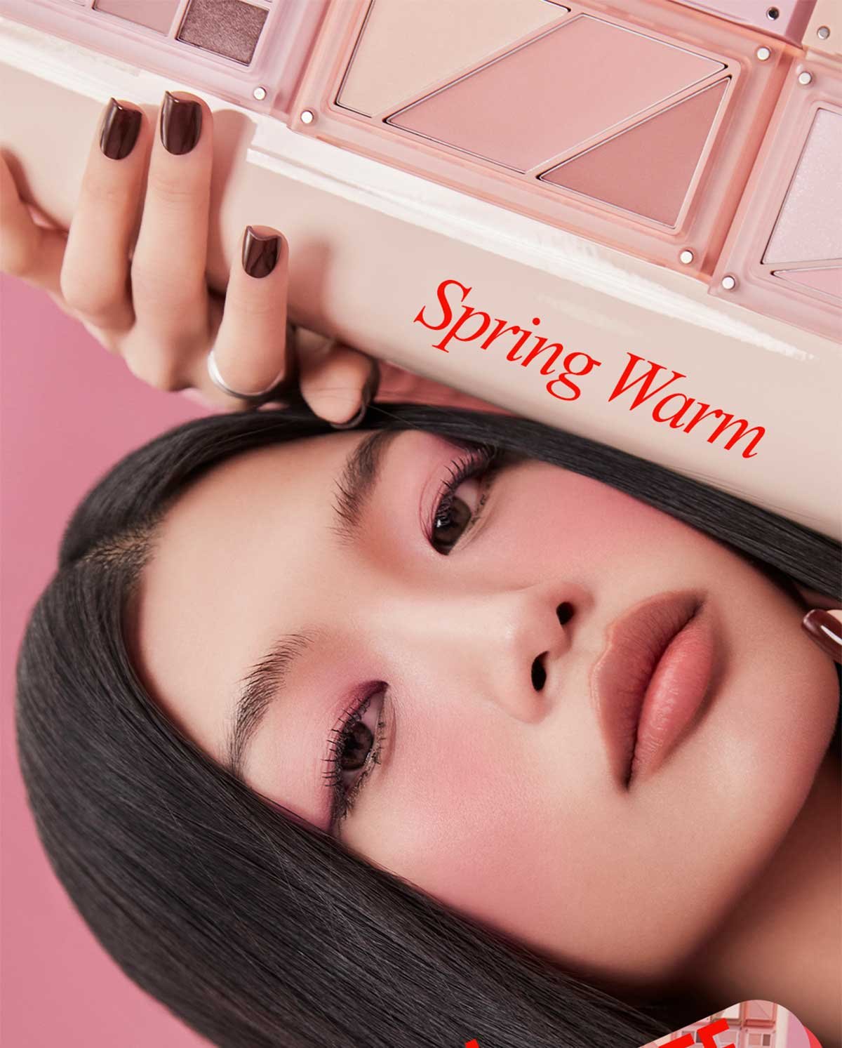 spring warm undertone shades of 3CE Layer it all palette