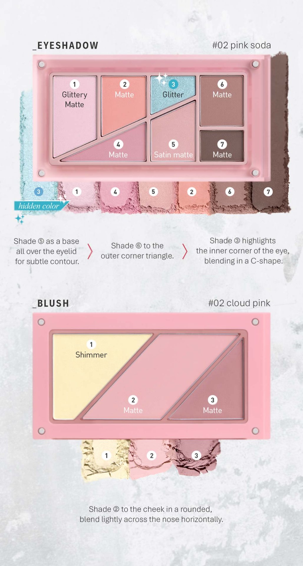 spring neutral undertone shades of 3CE Layer it all palette