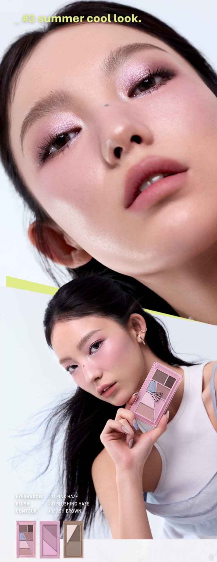 spring neutral undertone shades of 3CE Layer it all palette