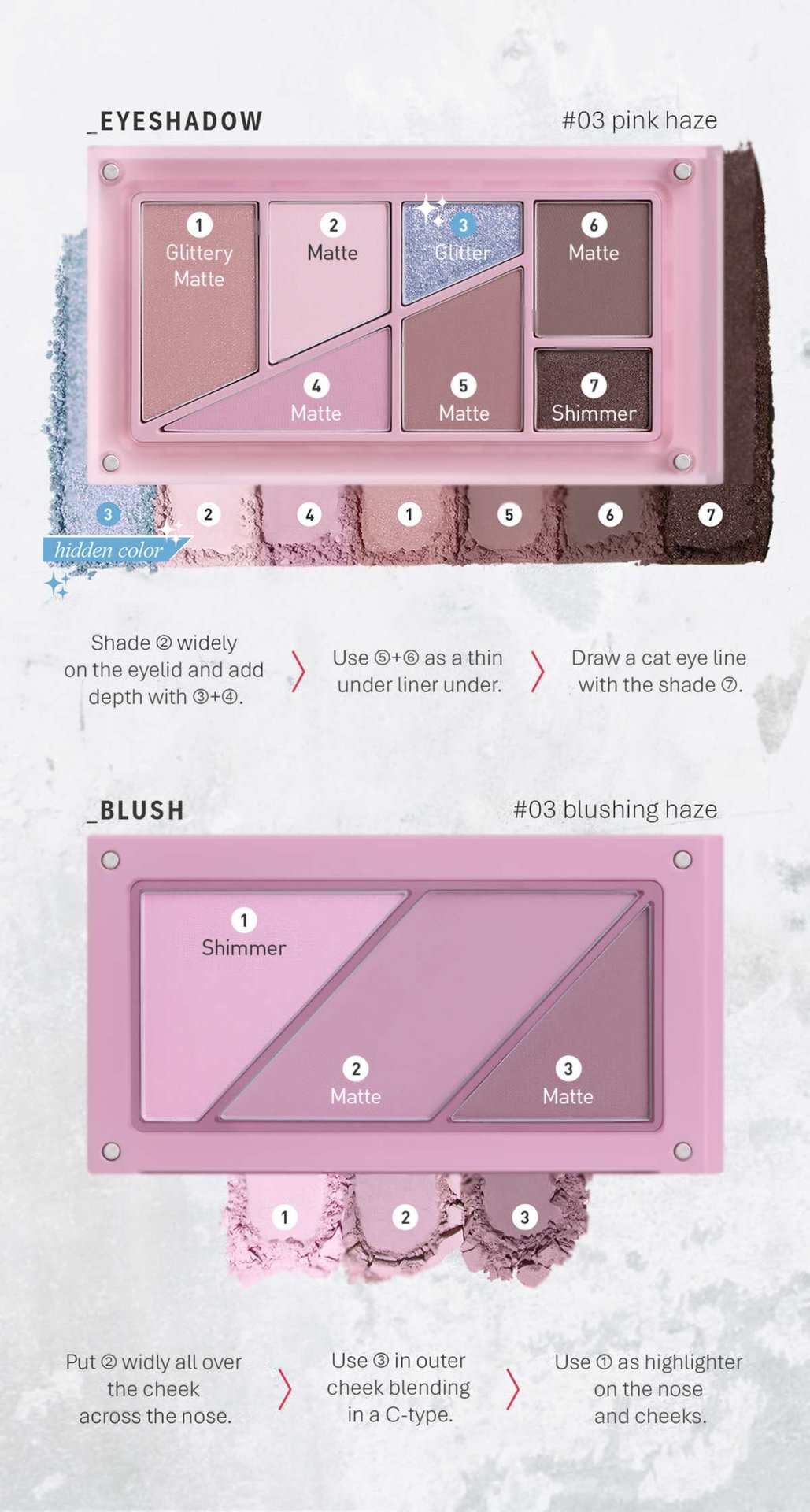 spring neutral undertone shades of 3CE Layer it all palette