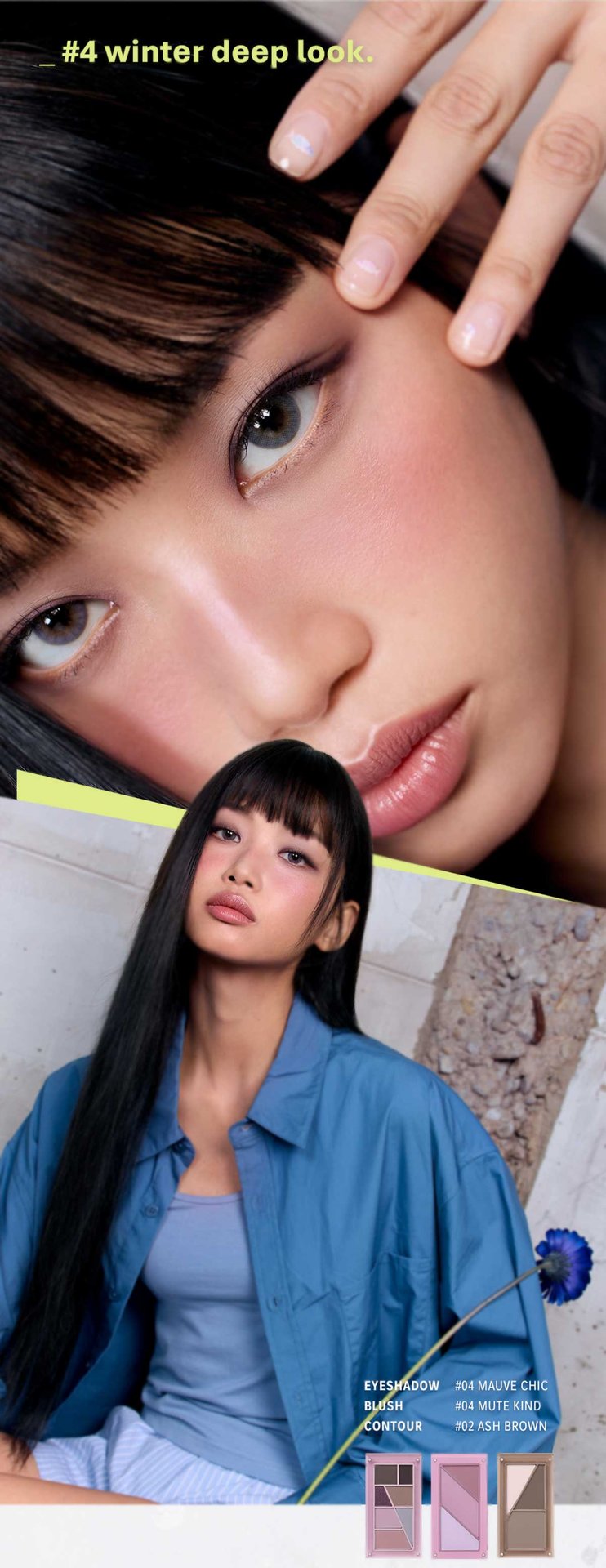 summer cool undertone shades of 3CE Layer it all palette