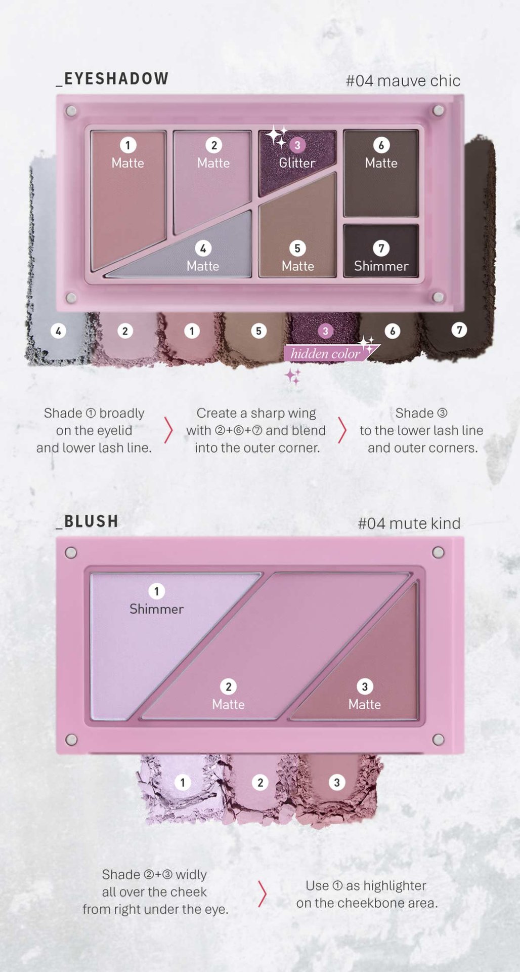 summer cool undertone shades of 3CE Layer it all palette