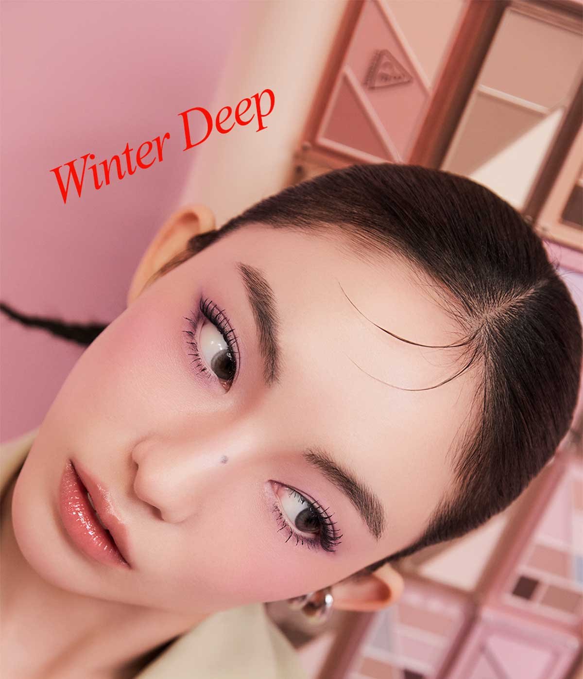 winter deep undertone shades of 3CE Layer it all palette