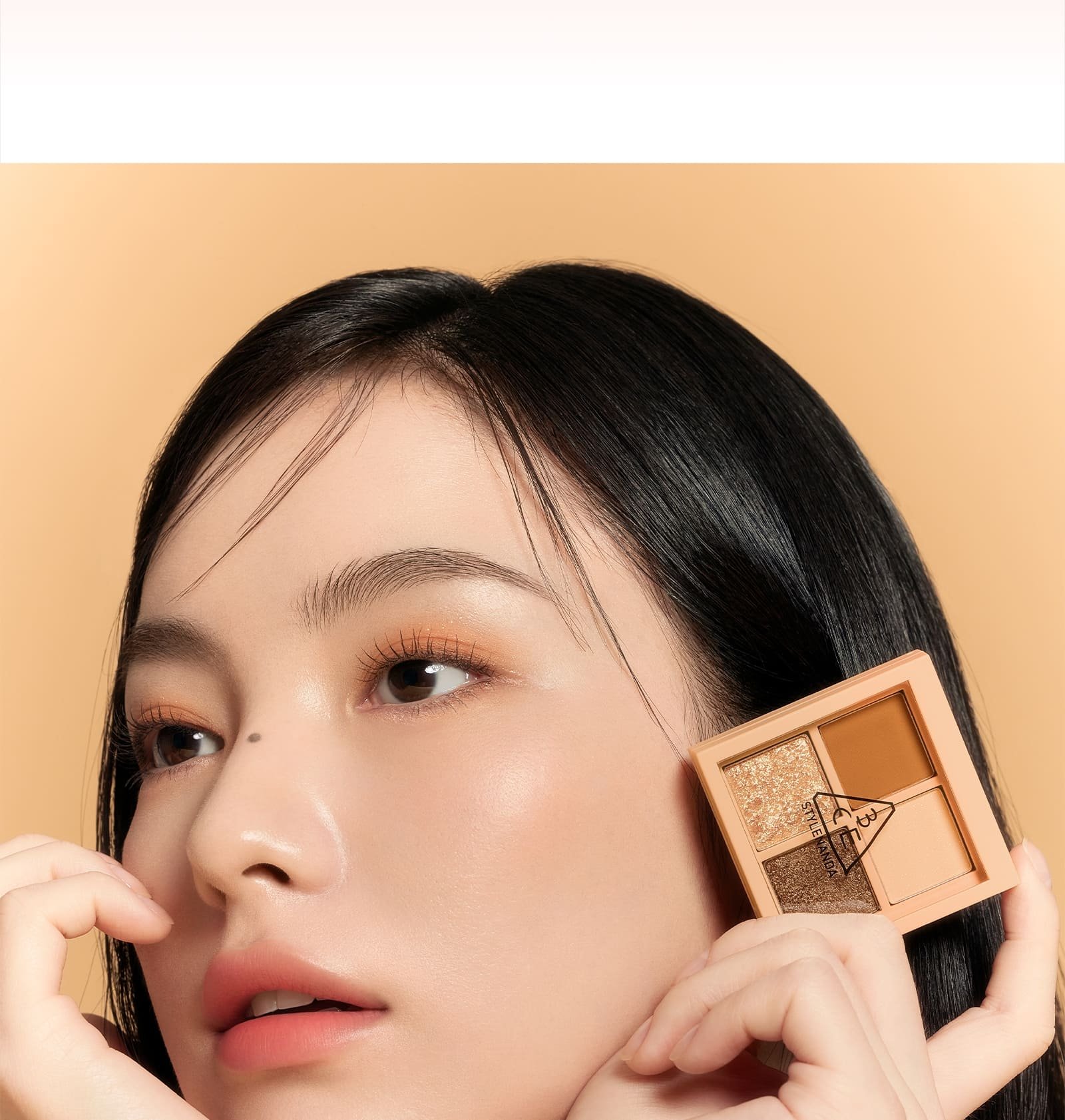 almond pudge shades of 3CE Mini Multi Eye Color Palette