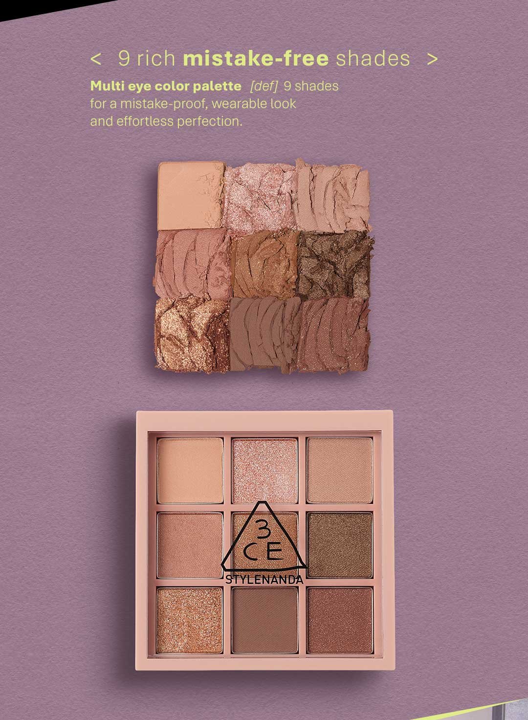 MULTI EYE COLOR PALETTE | 3CE Cosmetics |Stylenanda |3CE Official