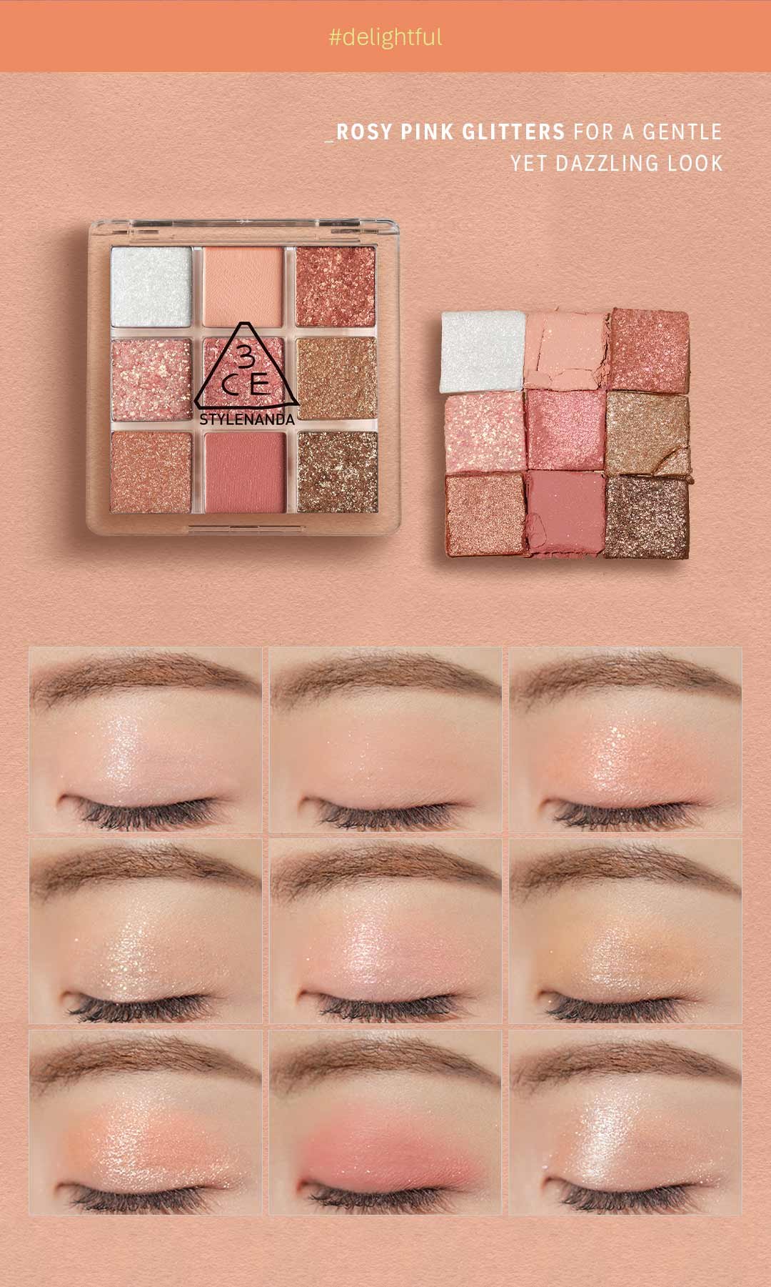 MULTI EYE COLOR PALETTE | 3CE Cosmetics |Stylenanda |3CE Official