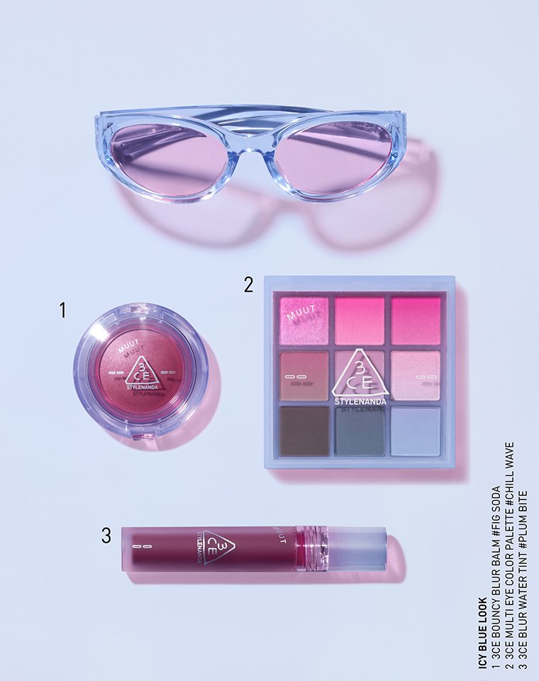 multi eye color palette Chill Wave display