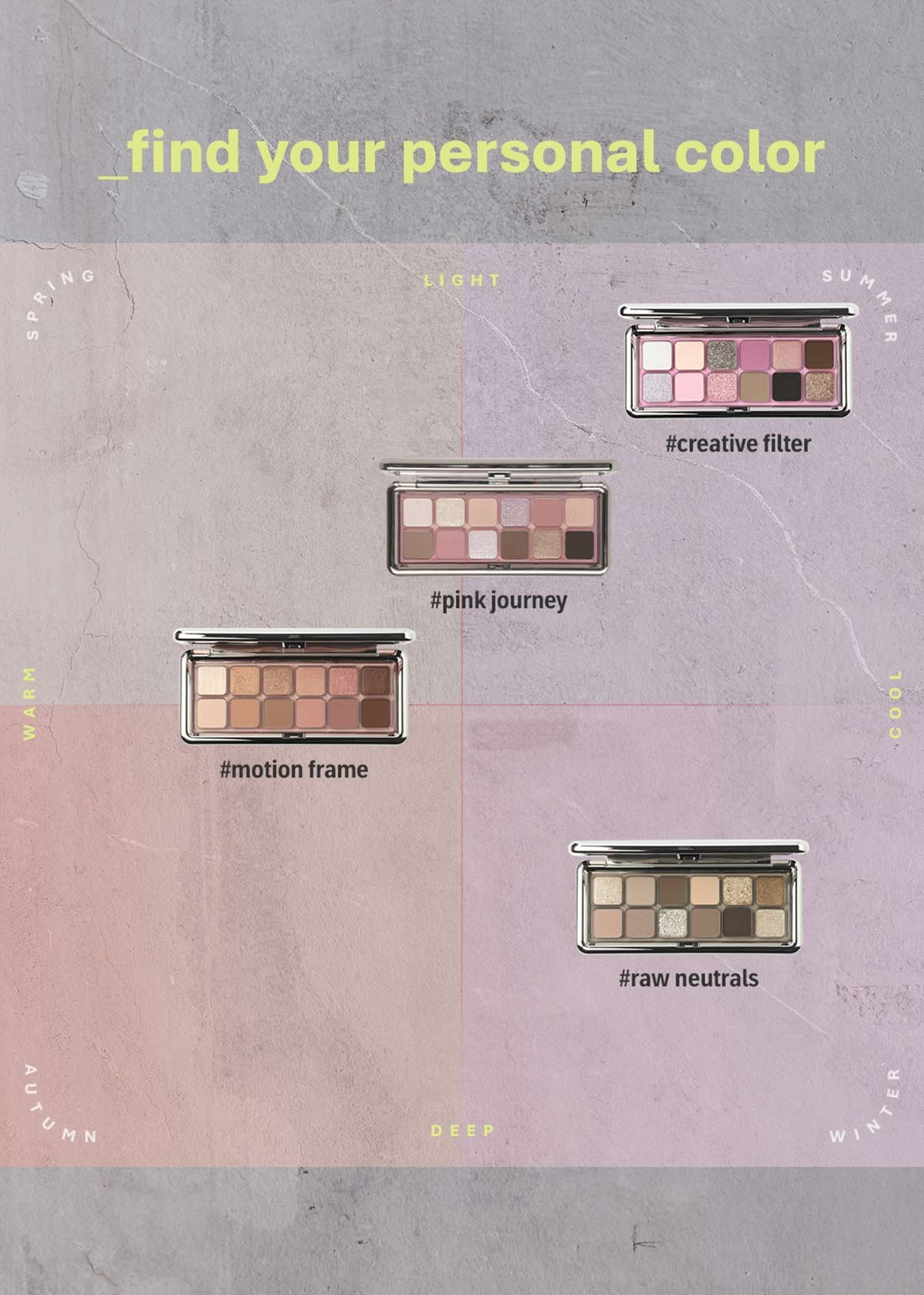 swatch images of per shade : Creative Filter