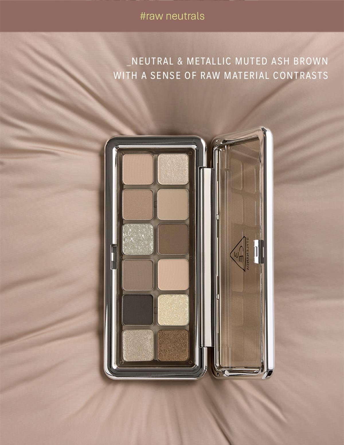 swatch images of per shade : Raw Neutrals