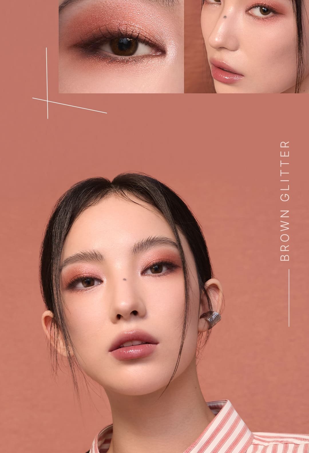 brown undertone shades of 3CE XL Eyeshadow Palette