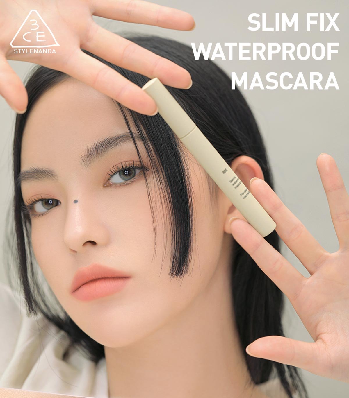 Key model visual of 3CE Slim Fix Waterproof Mascara