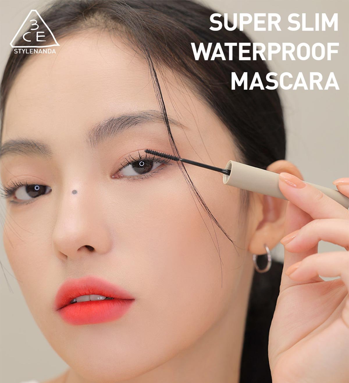 Key model visual of 3CESuper Slim Waterproof Mascara