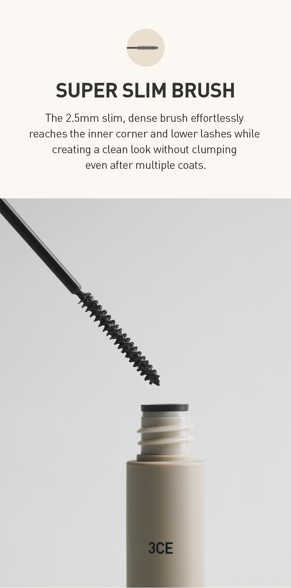 unique selling point - super slim brush