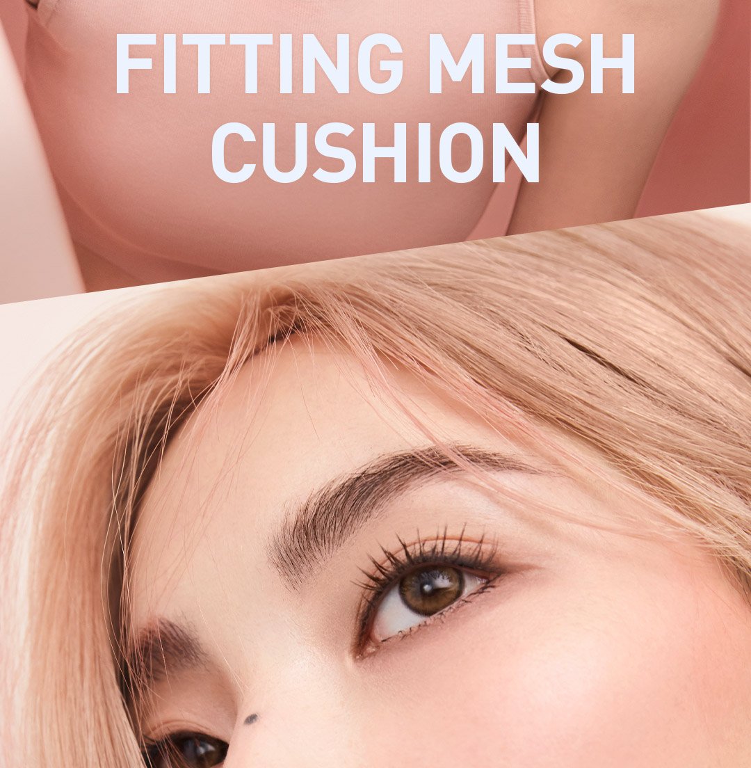 Key model visual of 3CE fitting mesh cushion