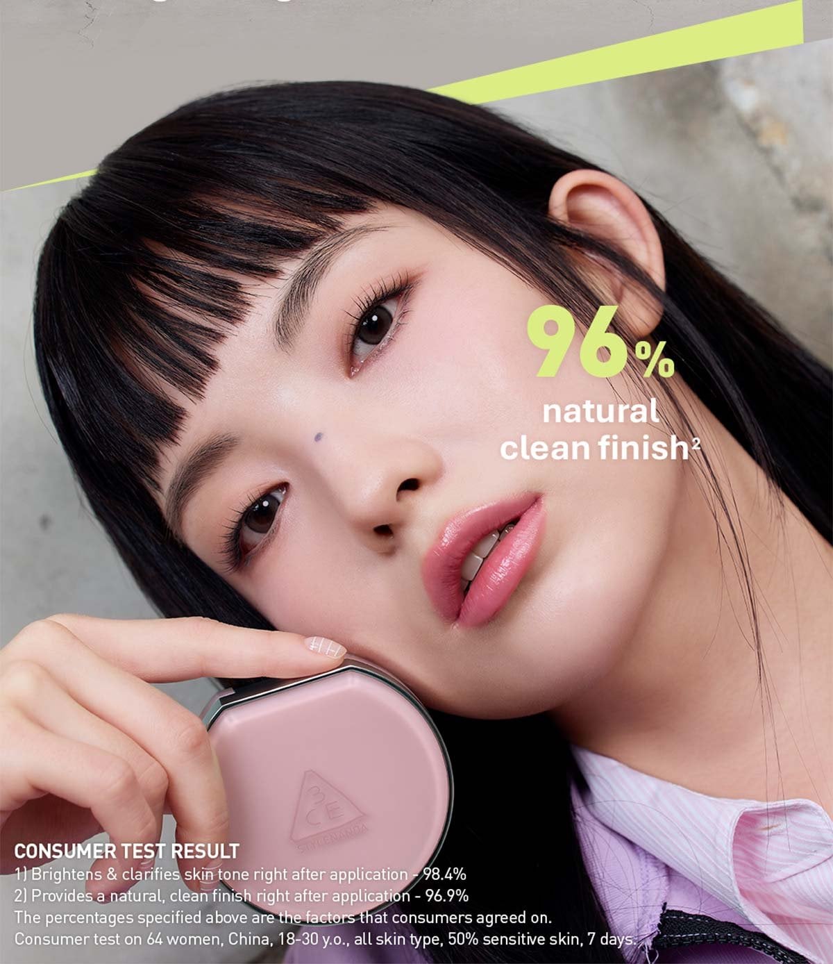 key unique selling points of 3CE fitting mesh cushion 05