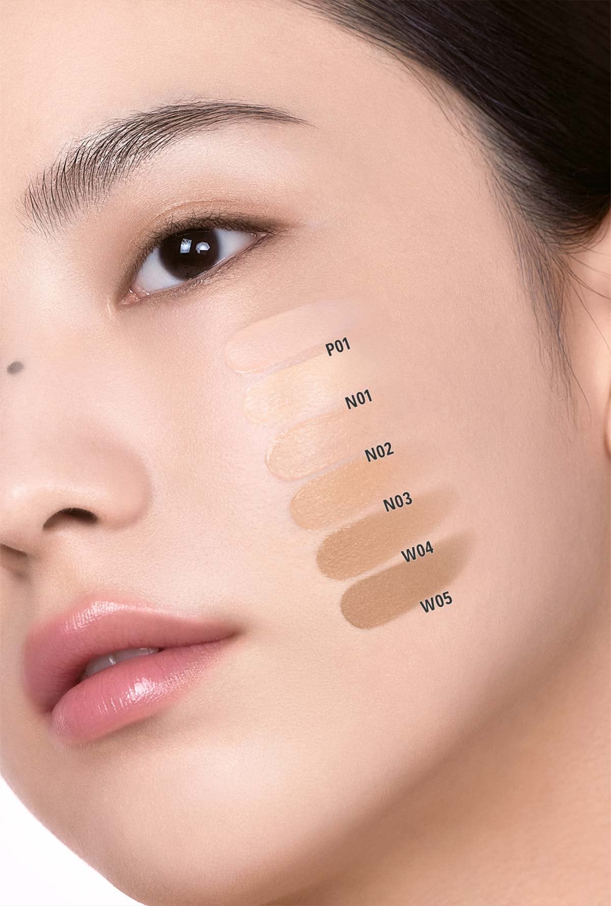 Swatch guide for fitting mesh cushion shades 21