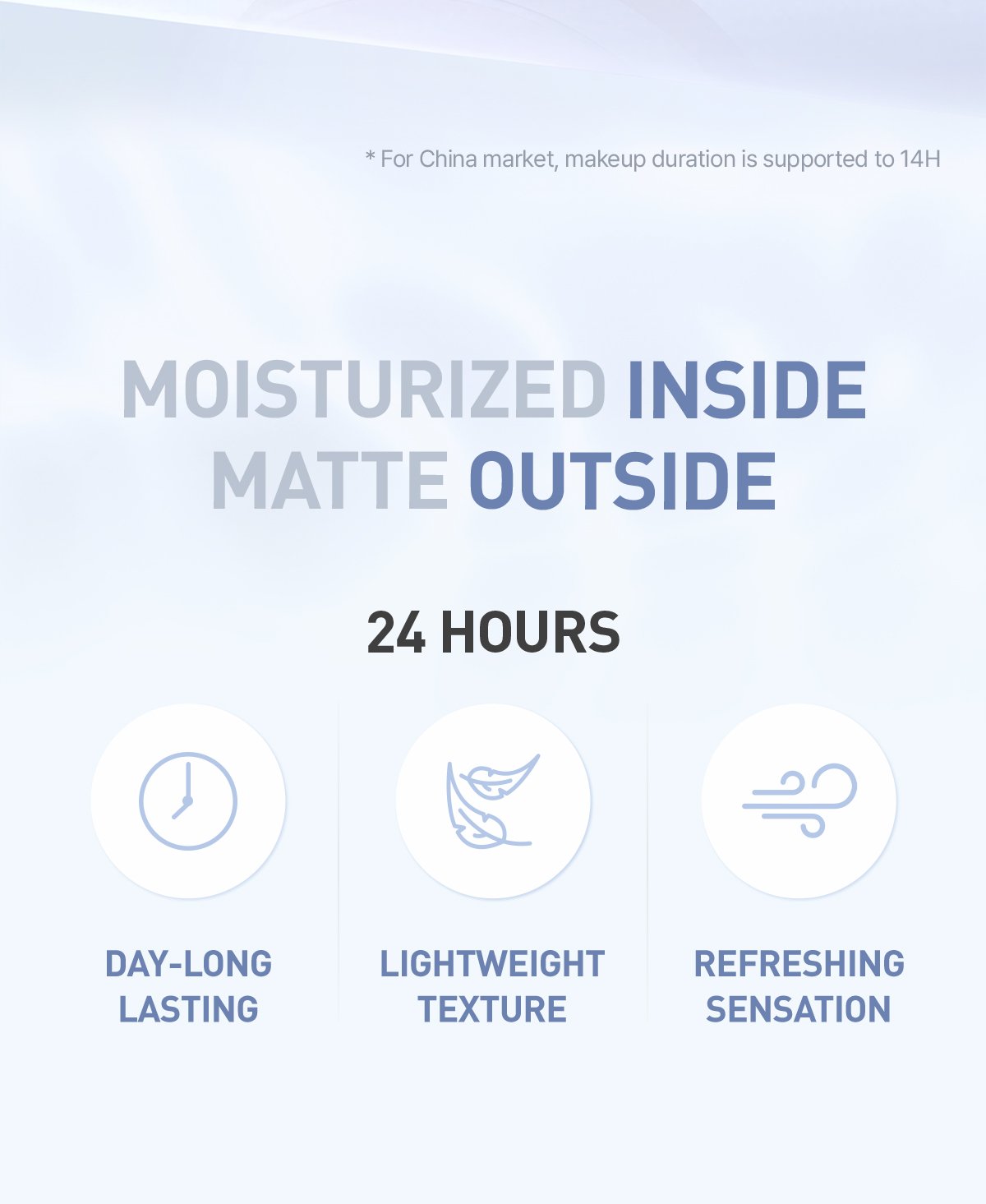 key unique selling points of 3CE fitting mesh cushion