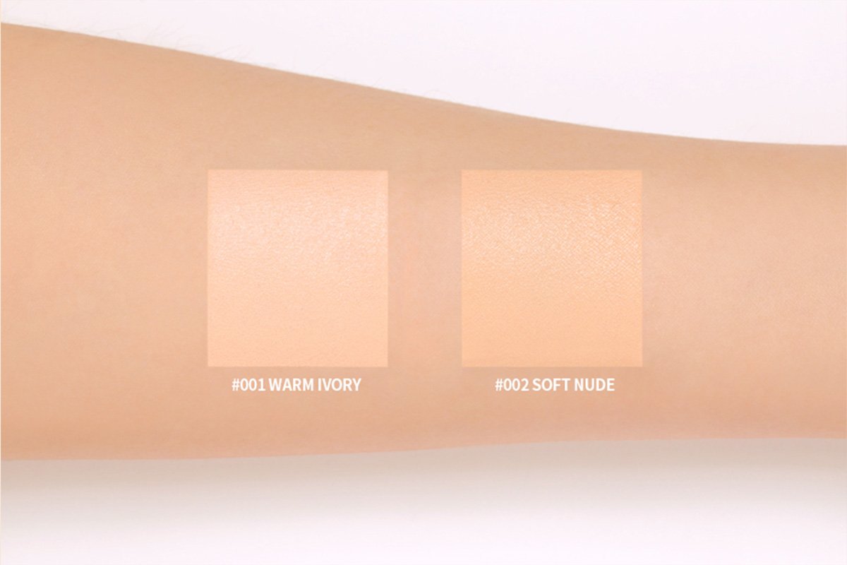 swatch guide for glow cushion shades