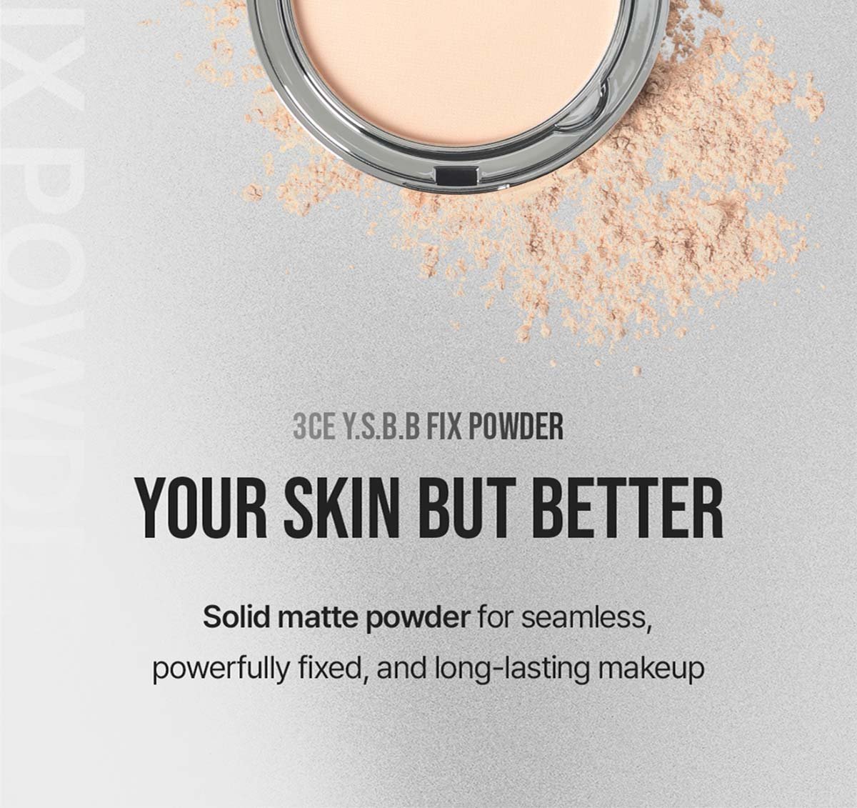 Key product image of 3CE makeup fix powder