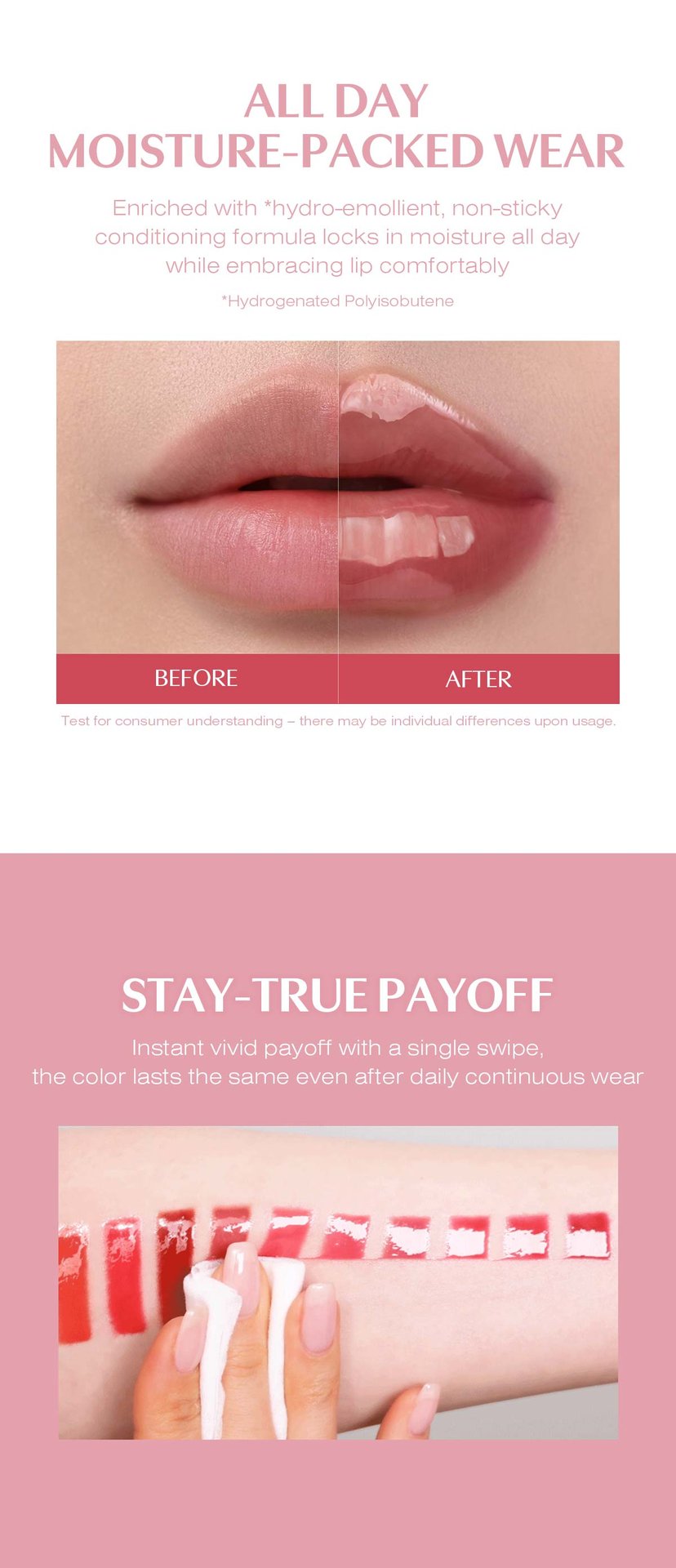 Key Claim of 3CE Drop Glow Gel