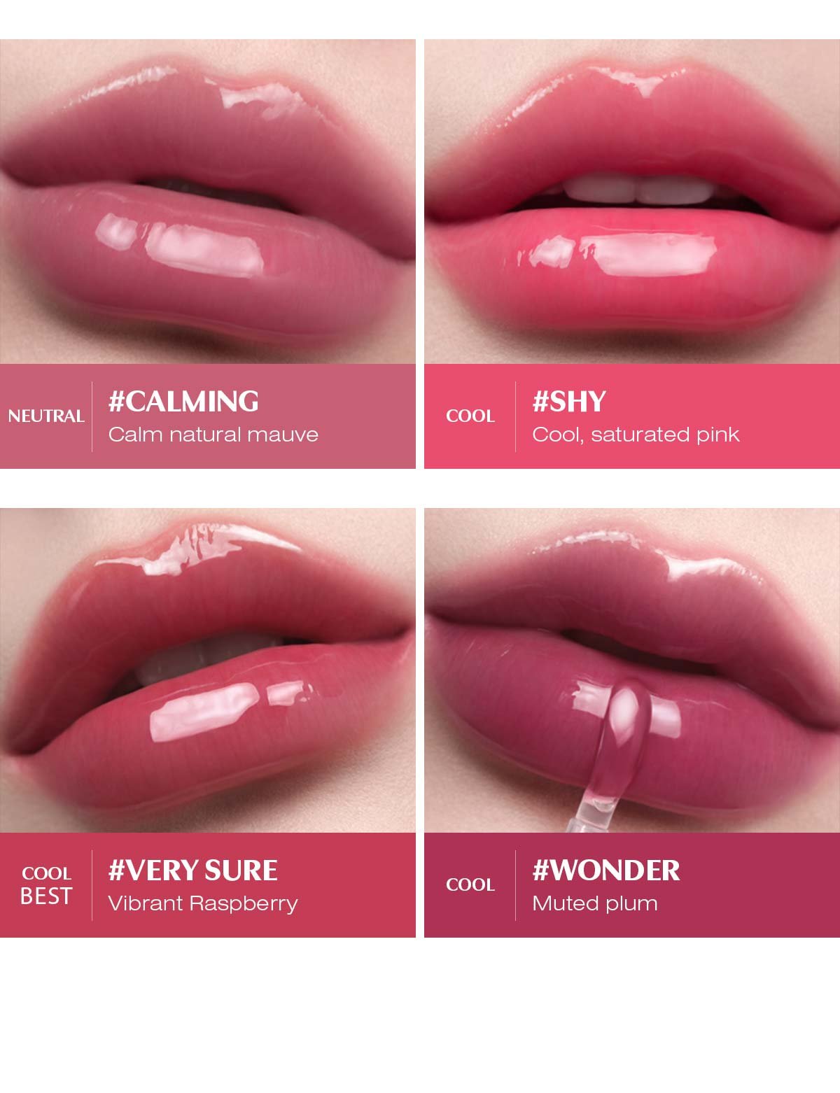3CE Drop Glow Gel's Shade List
