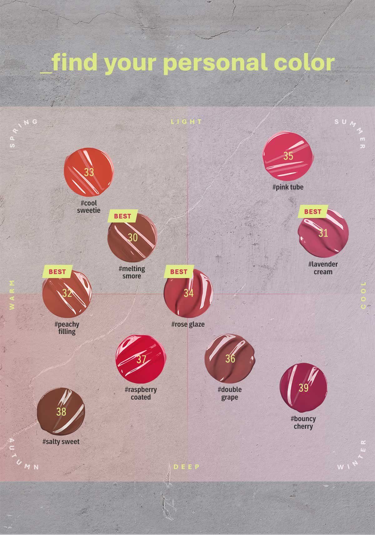 Key product image of 3CE glazy lip glow 13