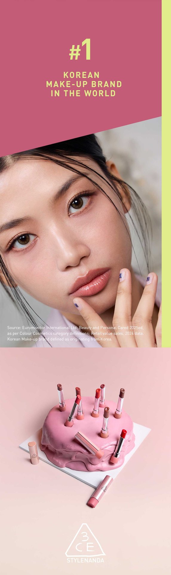 Key product image of 3CE glazy lip glow 23