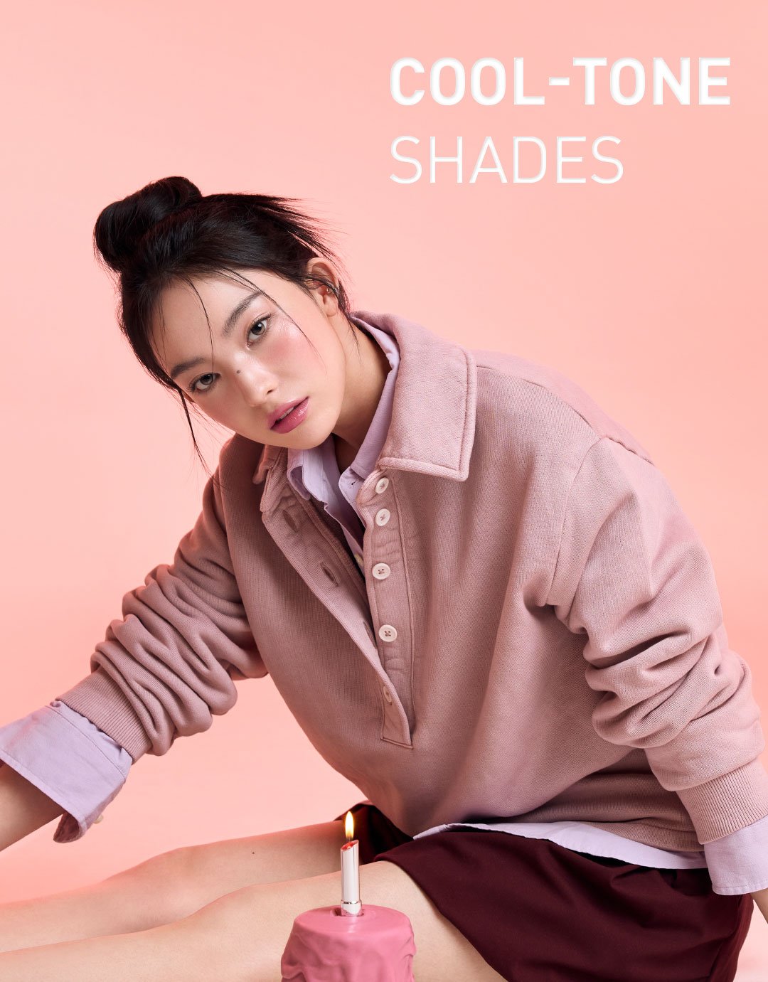 cool undertone shades of 3CE glazy lip glow