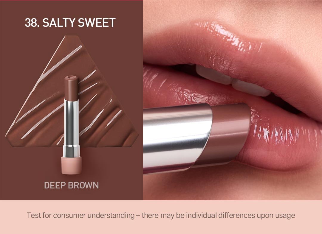 warm undertone shades of 3CE glazy lip glow