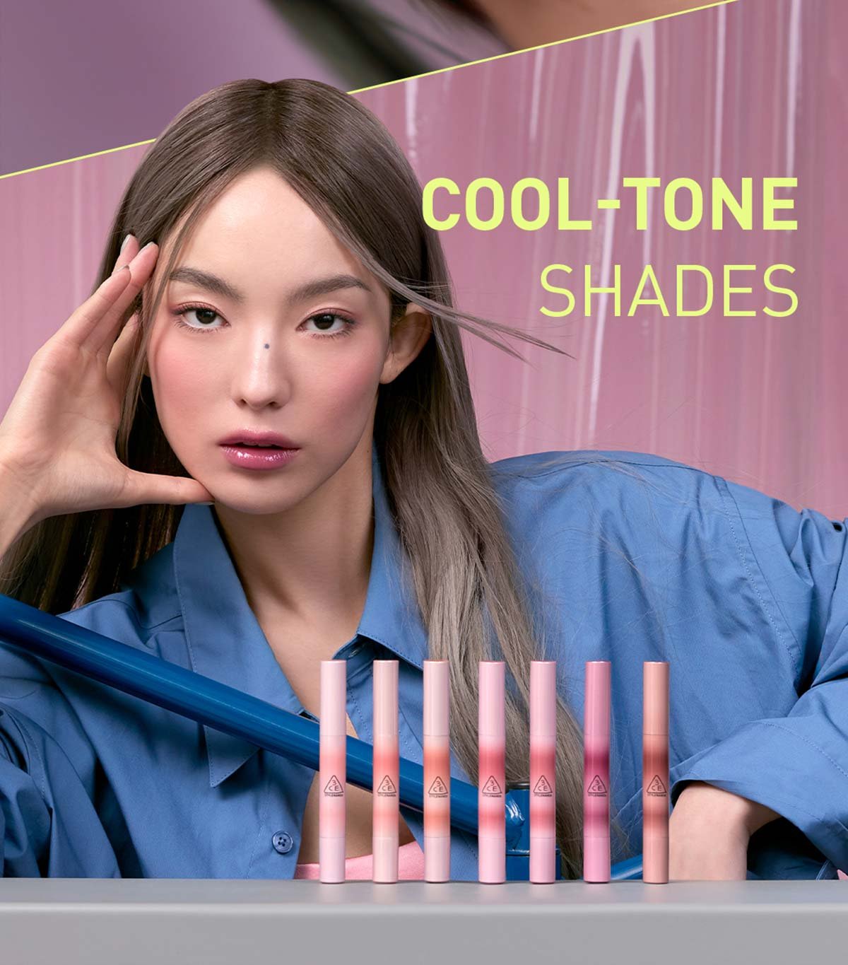 cool undertone shades of 3CE Shine Reflector