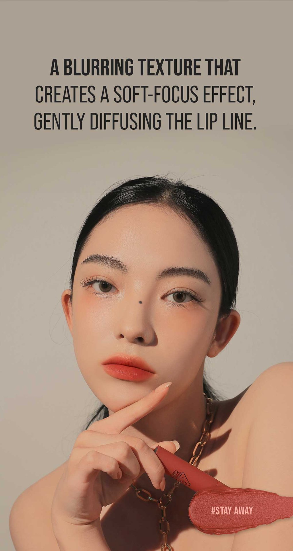 key unique selling points of 3CE BLURRING LIQUID LIP