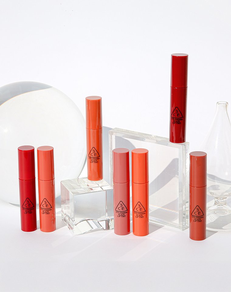 3CE Glaze Lip Tint Any Better Display