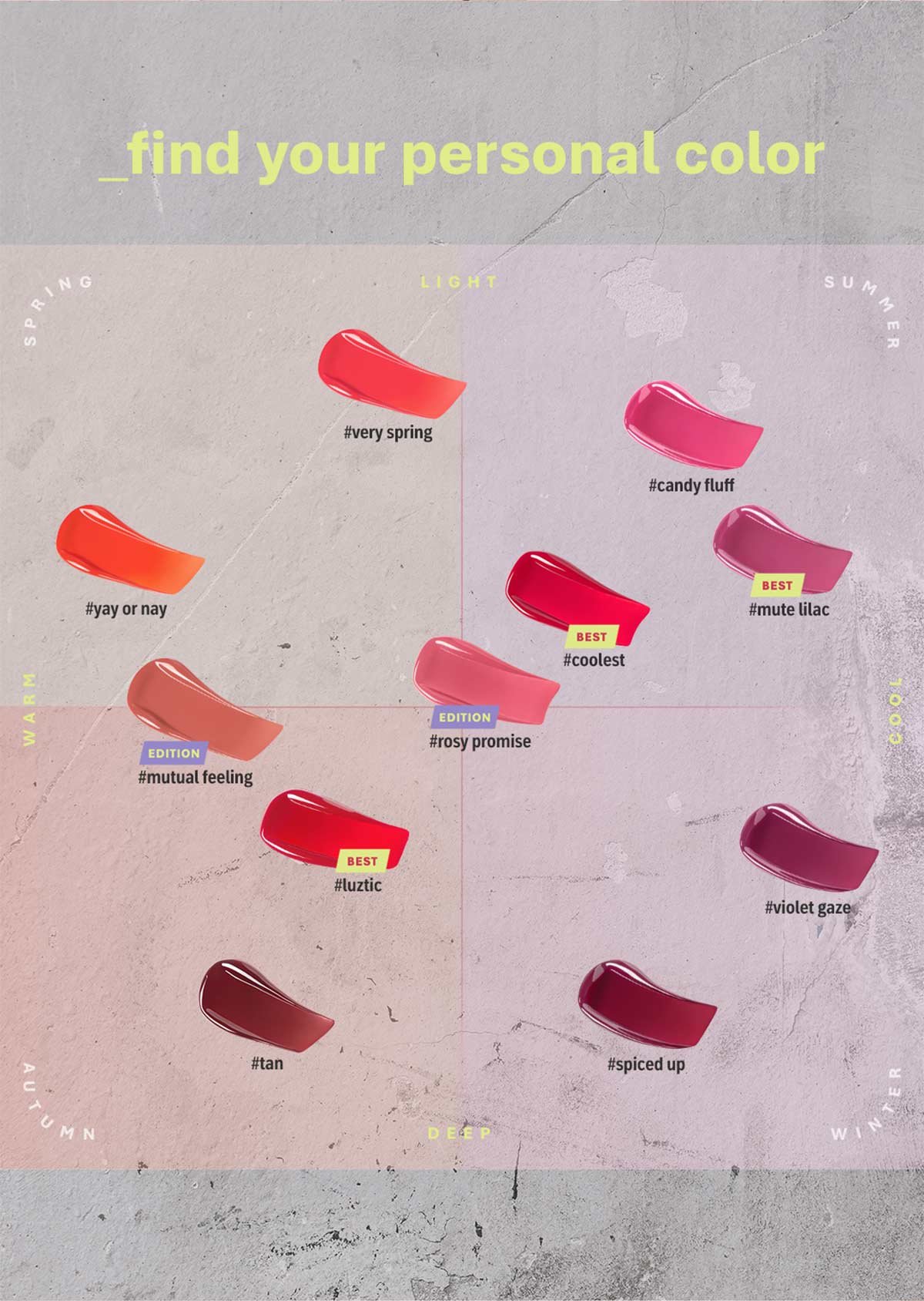 swatch images of per shade : spiced up 