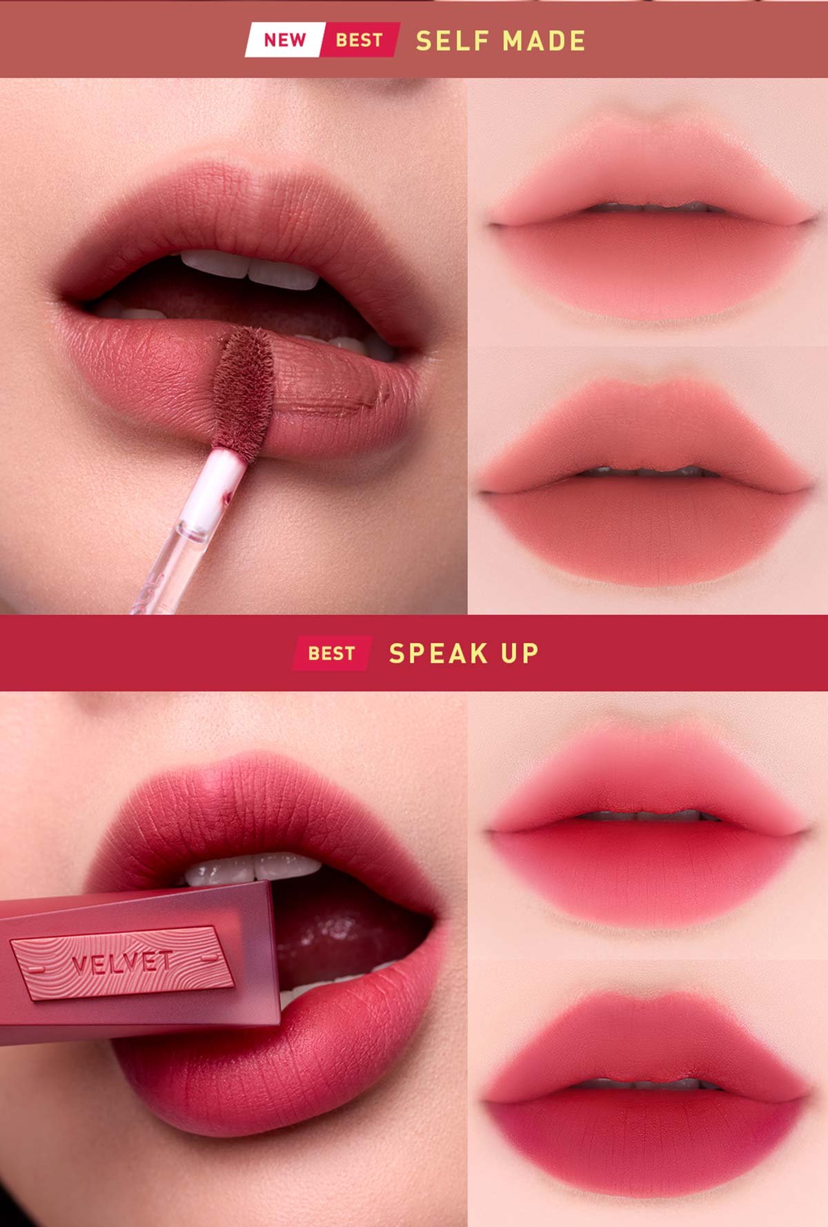 VELVET LIP TINT PLUSH | 3CE Cosmetics |VELVET|3CE Official | Products