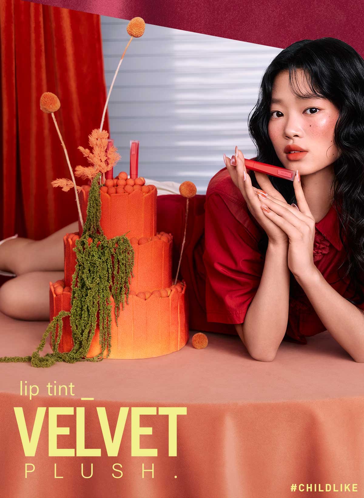 VELVET LIP TINT PLUSH | 3CE Cosmetics |VELVET|3CE Official | Products