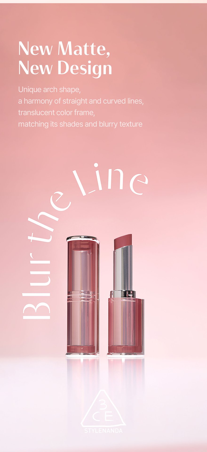 BLUR MATTE LIPSTICK | 3CE Cosmetics |Stylenanda |3CE Official