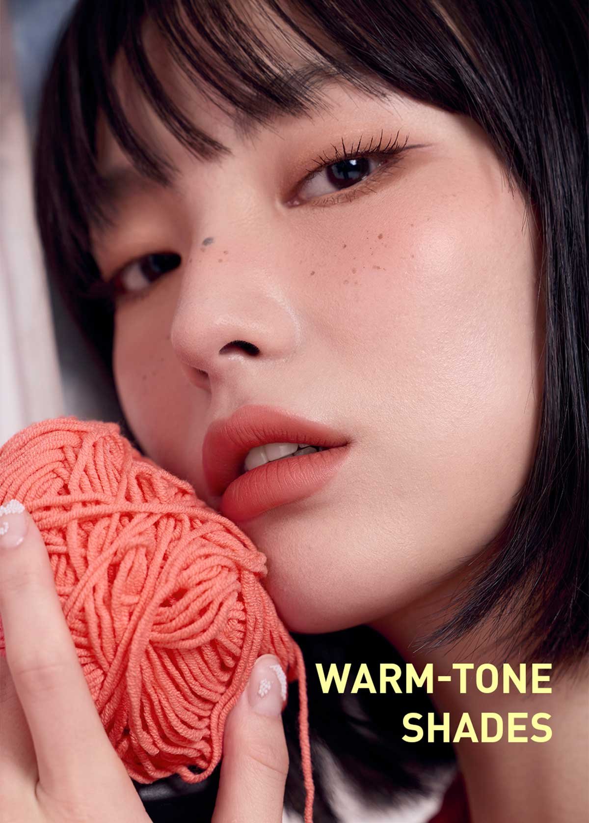 warm undertone shades of 3CE Cashmere Hug Lipstick