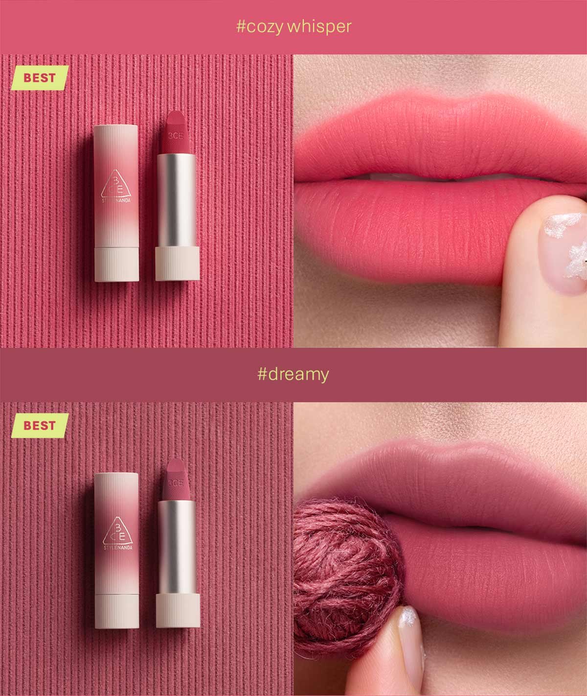 3CE Cashmere Hug Lipstick 20260610_20
