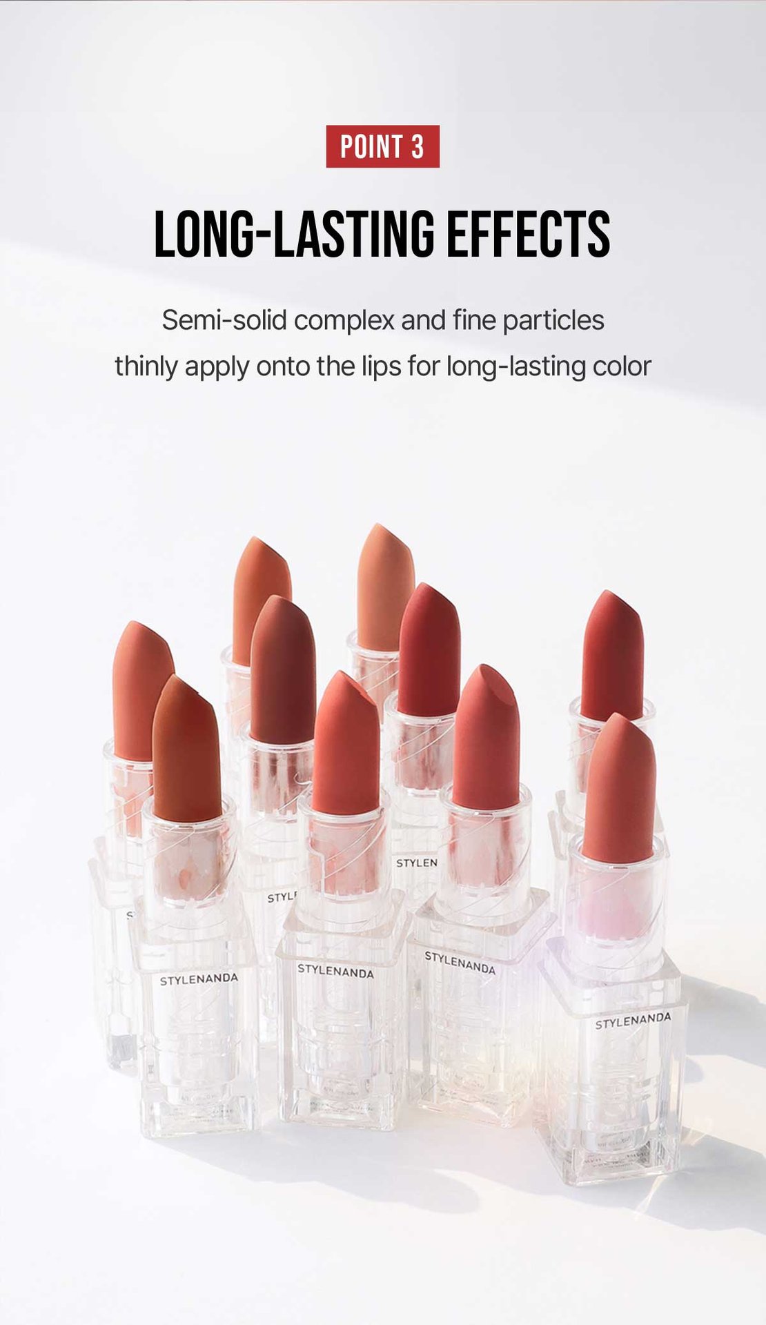 SOFT MATTE LIPSTICK | 3CE Cosmetics |Stylenanda |3CE Official