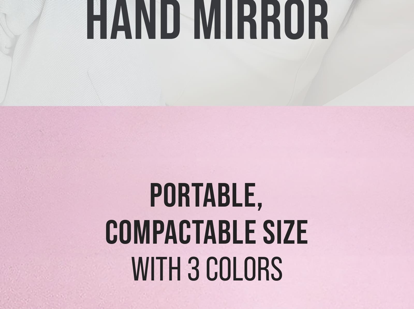 Key model visual of 3CE Square Hand Mirror 03